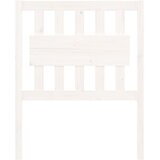  Uzglavlje za krevet bijelo 80,5x4x100 cm od masivne borovine | shoptok.hr
