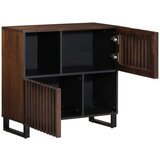 vidaXL Komoda rjava 80x34x75 cm trden mangov les | Shoptok.si