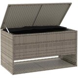  Vanjska kutija za jastuke siva 100x55x55 5 cm poli ratan - Siva | shoptok.hr