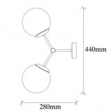 Opviq lights Damar - 6341 YellowWhite Wall Lamp | Eponuda.com