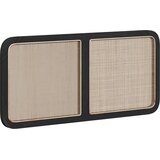  Uzglavlje s uzglavljem Crna 120 x 55 x 3 cm Ratan | Eponuda.com