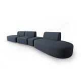Milo Casa Modra sedežna garnitura iz šenilje desni kot 428 cm Paolo – | Shoptok.si