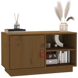 TV ormarić smeđa boja meda 70 x 34 x 40 cm od masivne borovine | Eponuda.com