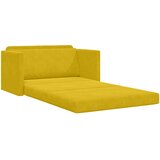  Krevet na razvlačenje Žuta suncokret 124 x 71 x 78 cm Baršun | shoptok.hr