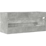 vidaXL Omarica za umivalnik betonsko siva 100x38,5x45 cm iverna plošča | Shoptok.si