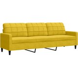  3-dijelni set sofa s jastucima žuti baršunasti | shoptok.hr