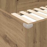  Okvir kreveta na kat s stolom Umjetnički hrast 90 x 190 cm | shoptok.hr