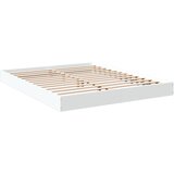  The Living Store Posteljni okvir bel 150x200 cm inženirski les - Posteljni Okvir, (21499989) | Shoptok.si