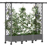  Povišeni krevet s mrežom i krovom Svjetlosiva 164 x 40 x 127 cm | shoptok.hr