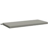  Jastučić za klupu SOEST 100% poliester Siva 110 x 50 x 5 cm Slike
