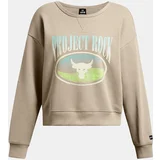 Under Armour Sweatshirt Pjt Rck HW Terry LS Q1-BRN - Women's