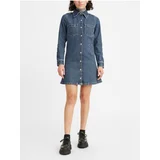 Levi's Levi&#39;s Blue Women&#39;s Denim Shirt Short Dress Levi&#39;s® - Women