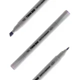 Twin 808, sketch marker, odaberite nijansu Siva C4