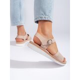 Sergio Leone Light pink platform sandals by | Shoptok.si