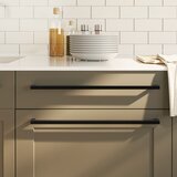 vidaXL Ročaji za omarico 20 kosov črni 480 mm nerjaveče jeklo | Shoptok.si