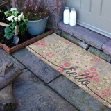 Artsy Doormats Predpražnik iz kokosovih vlaken 40x120 cm Hello Scribbly Floral – | Shoptok.si