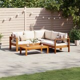 vidaXL 4-dijelni set vrtnih sofa s jastucima masivno bagremovo drvo Cijene