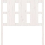  Uzglavlje za krevet bijelo 95 5x4x100 cm od masivne borovine | shoptok.hr