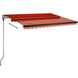  Samostojeća automatska tenda 300 x 250 cm narančasto-smeđa | shoptok.hr