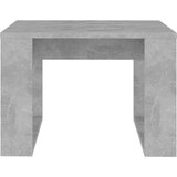  Bočni stolić siva boja betona 50 x 50 x 35 cm od iverice | shoptok.hr