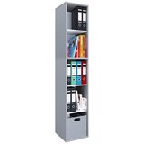 MID.YOU pisarniški regal lona, siva | Shoptok.si