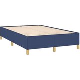  Box spring postelja z vzmetnico LED modra 120x190 cm blago | Shoptok.si