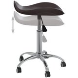  Salonski stolac od umjetne kože smeđi | Eponuda.com