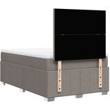  Krevet s oprugama i madracem smeđesivi 120 x 200 cm od tkanine | shoptok.hr