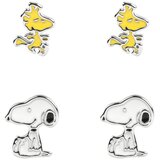PEANUTS Set naušnica - Snoopy i Woodstock, 2 para | shoptok.hr
