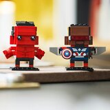Lego super heroes - figure kapetana amerike i crvenog hulka (40668)
