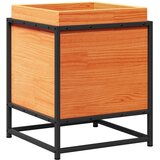 Maison Chic Vrtno cvetlično korito - Cvetlični Lonec voščeno rjavo 40x40x50 cm trdna borovina, (21789263) Cene