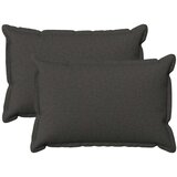  Jastuk s jastukom HOUTEN 2 kom. Tamnosiva Umjetni lan - Tamnosiva 40 x 60 cm 2 | shoptok.hr