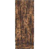  Posteljni okvir Prekajen hrast Les, iverna plošča Enojni, (22103356) | Shoptok.si
