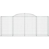  Lučne gabionske košare 12kom 300x50x120/140cm pocinčano željezo | shoptok.hr