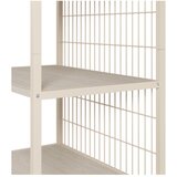 Marckeric Kremno bel jeklen regal 60x179,5x40 cm Amara – | Shoptok.si