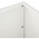  Vrtna saksija 2 kom. Bijela 80 x 30 x 30 cm Čelična vrata | shoptok.hr