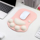 INF Podloga za miško v obliki mačje šape za udobno igranje iger in delo Pink, (21749204) | Shoptok.si