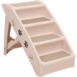 Zložljive stopnice za pse krem 62x40x49,5 cm | Shoptok.si