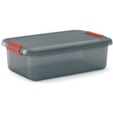 Kis Siva plastična kutija za pohranu s poklopcem 59x39x18 cm K Latch Box – | shoptok.hr