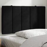 Maison Chic posteljno vzglavje - vzglavna omarica - vzglavna stranica črna 90 cm žamet, (21704125) | Shoptok.si
