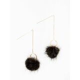 Yups Gold plated earrings black Cijene