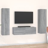 vidaXL 3-dijelni set TV ormarića boja hrasta sonome konstruirano drvo | shoptok.hr