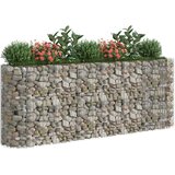  Gabionska povišena gredica od pocinčanog željeza 260x50x100 cm | shoptok.hr