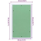  LED panel s aluminijskim okvirom i gipsanom pločom 300x500 mm | shoptok.hr