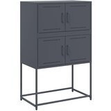 Maison Chic Komoda - Predalnik antracitna 68,5x38,5x107 cm jeklo, (21715828) Cene