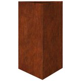  Vrtne žardinjere 2 kom trokutaste 50x43x75 cm Pohabani čelik | shoptok.hr