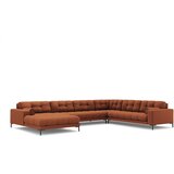Cosmopolitan Design Opečnato oranžna kotna sedežna garnitura (desni kot) Bali – | Shoptok.si
