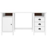 Maison Chic Pisalna miza - pisarniška miza - Računalniška miza Hill bela 150x50x74 cm trdna borovina, (21785113) Cene