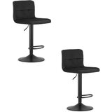 Brandless Hocker PROT - črni žamet / črna podlaga x 2, (22060672) Cene