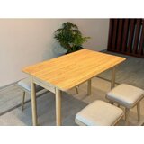 Hanah home vina mini 06 1005 oak cream set : sto, stolice i klupa | ePonuda.com